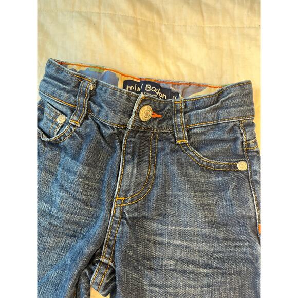 Mini Boden Size‎ 2 Classic Denim Jeans Straight Leg - Picture 3 of 6